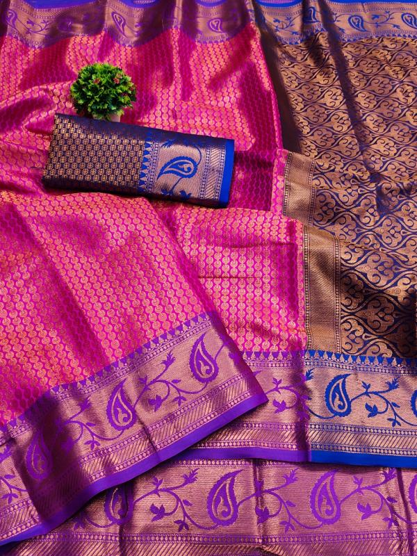 Kanjivaram 03 Fancy Soft Silk Saree Collection